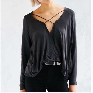 NEW Urban Outfitters Mayfair Plunge Cross Shirt